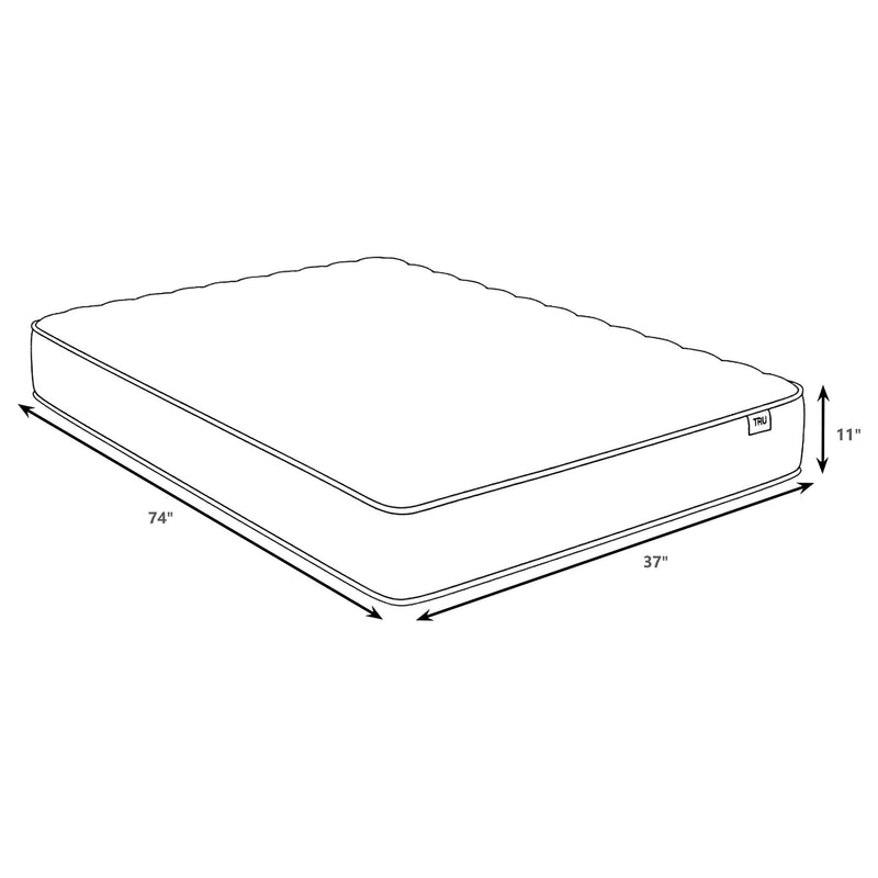 Constance - 11" Tight Top Hybrid Mattress With Firm Quilt Foam And Responsive Coil Core