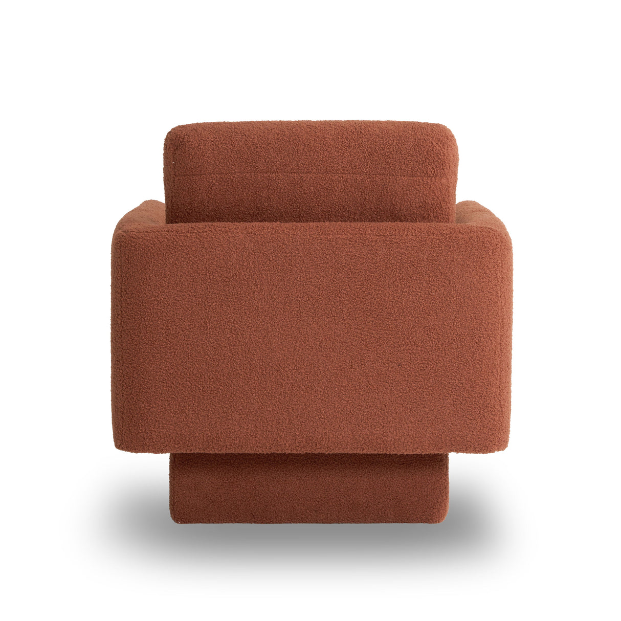 360° Modern Swivel Accent Chair Round Armchair, Thick Padded Single Lounge Sofa Upholstered Comfy