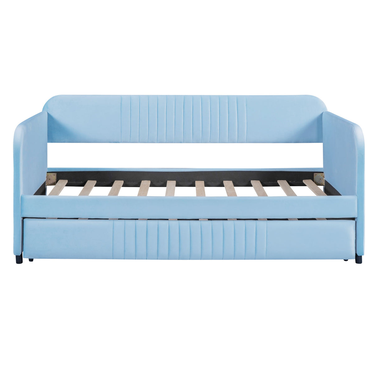 Upholstered Daybed Sofa Bed With Trundle Bed
