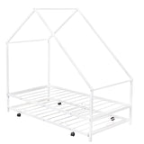 House Bed With Trundle