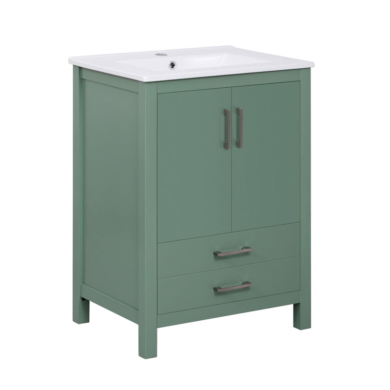 Bathroom Vanity With Sink Combo, Freestanding Storage Cabinet, Soft Closing Doors