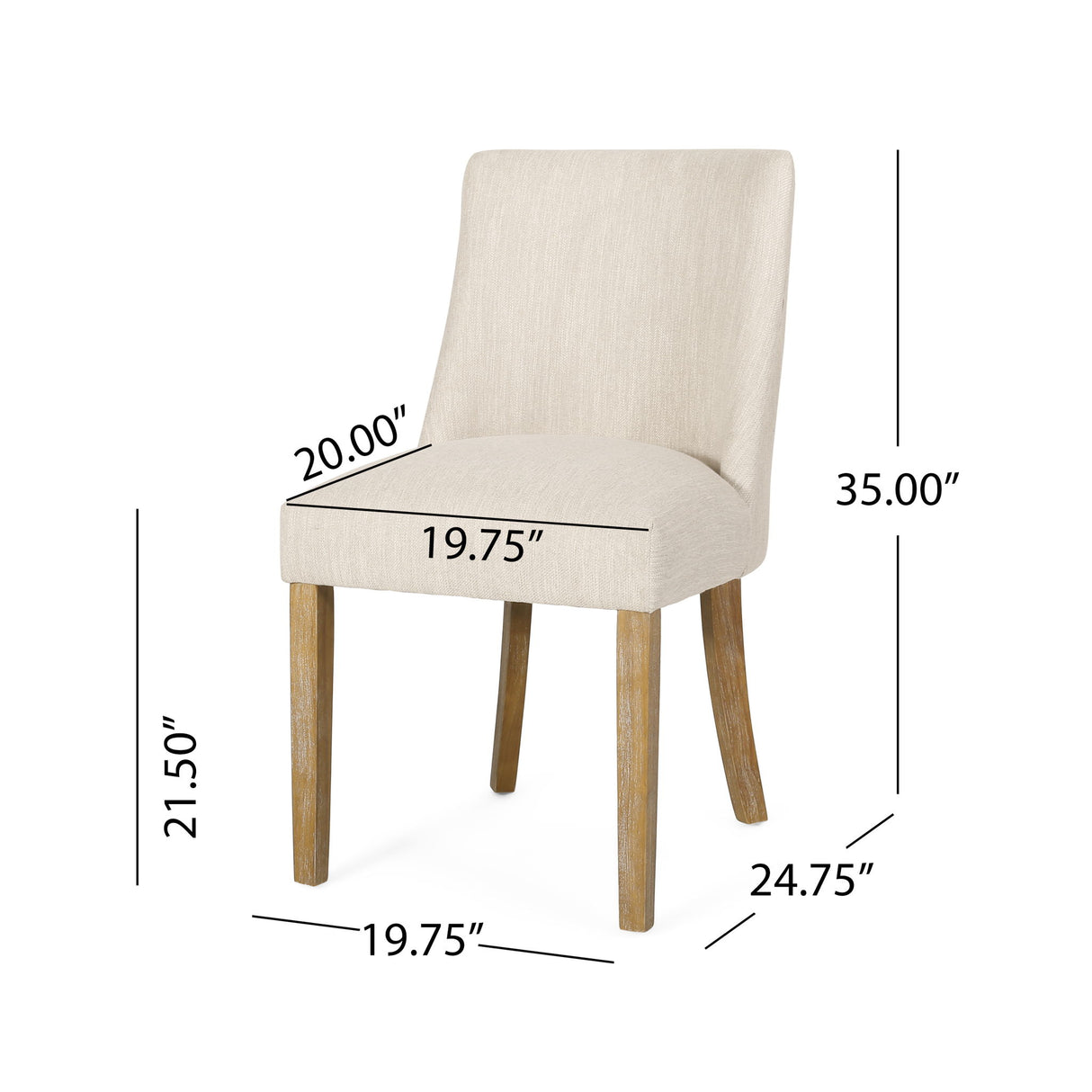 Classic Fabric Dining Chair