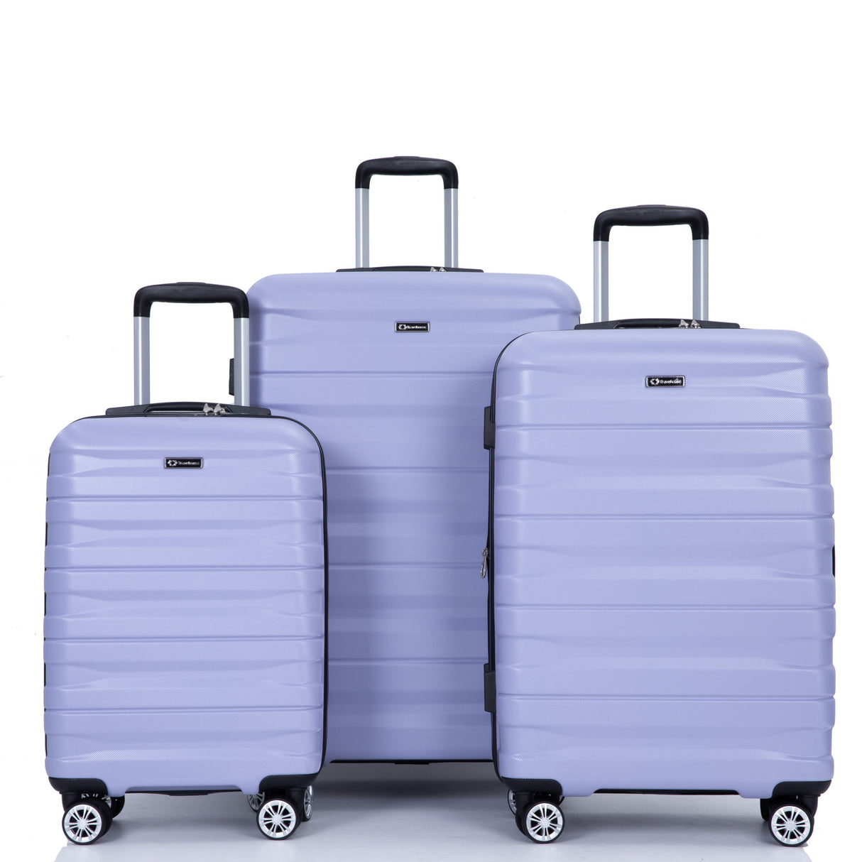 3 Piece Luggage Sets Lightweight & Durable Expandable Suitcase With Two Hooks