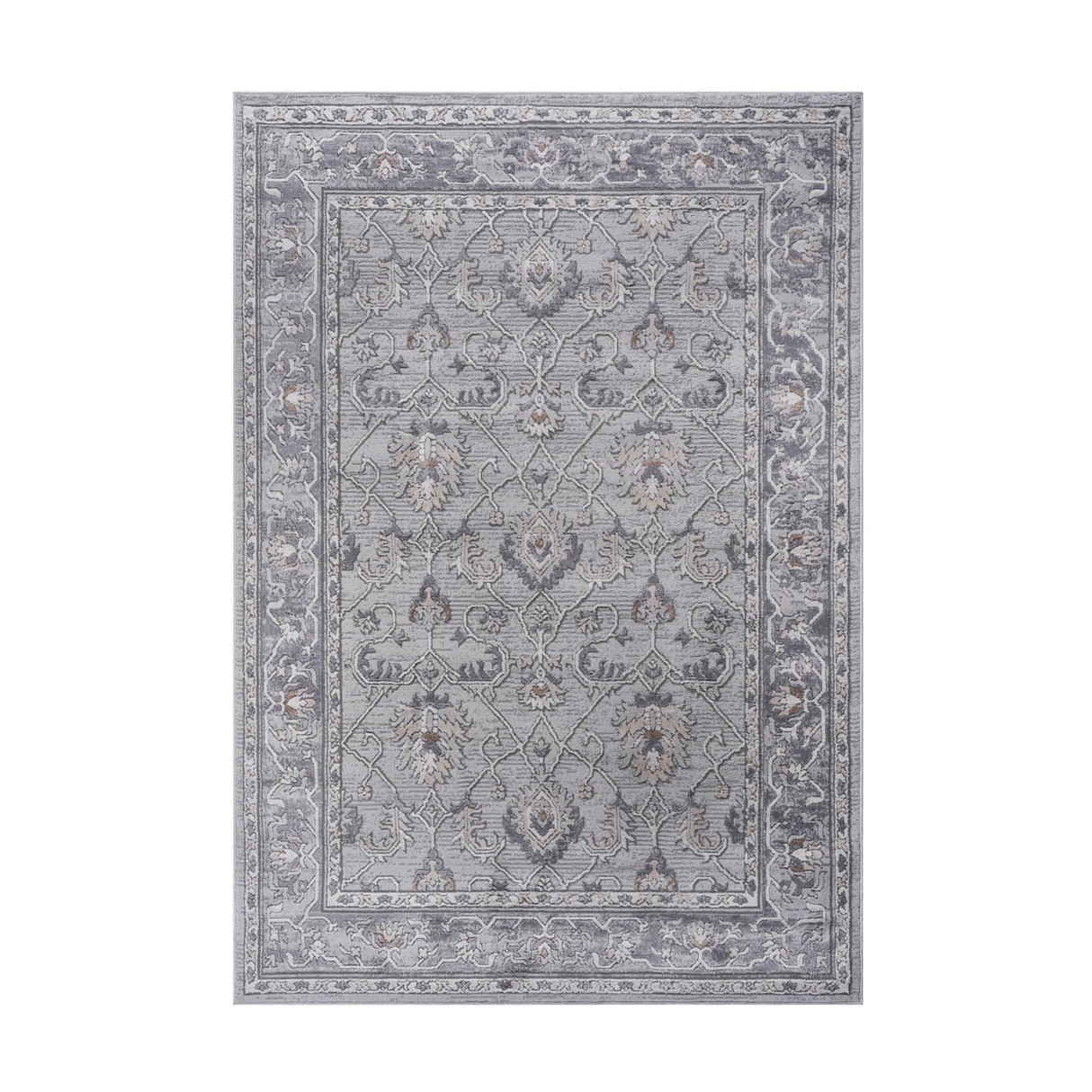 Marfi - 8' X 10' Oriental Area Rug - Ivory / Gray