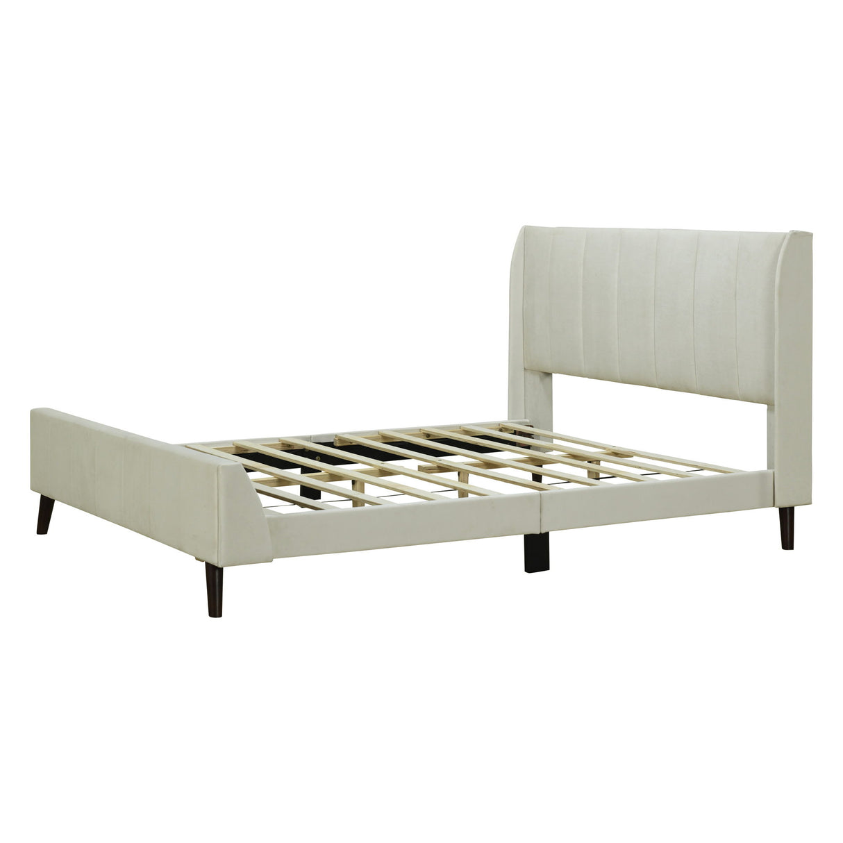 Upholstered Platform Bed Velvet