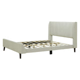 Upholstered Platform Bed Velvet