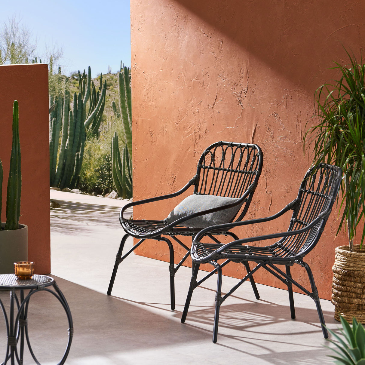 Monsoon - Outdoor Accent Chair With Open Weave Design