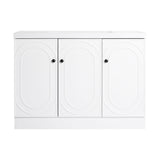 Contemporary Freestanding Bathroom Vanity With Resin Sink & Soft-Close Cabinet Doors