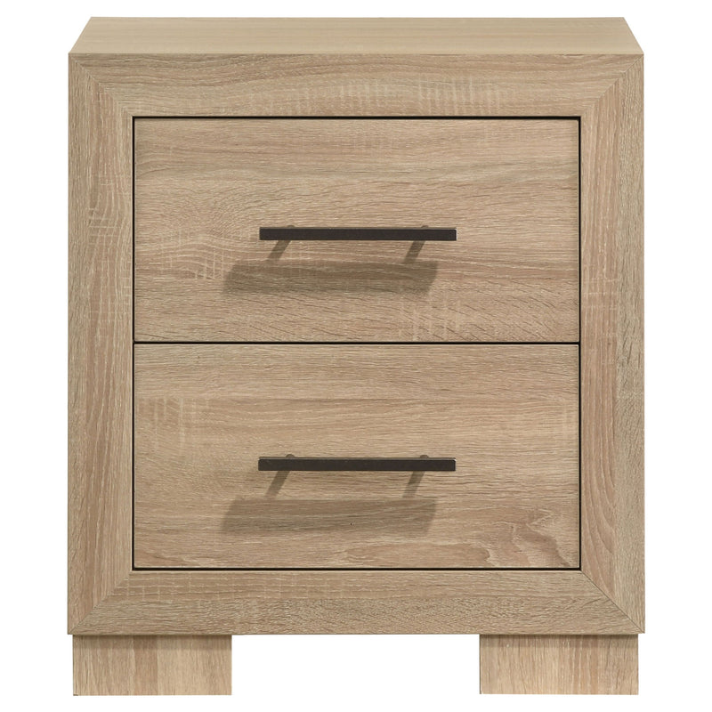 Merritt - 2 Drawer Nightstand - Light Oak