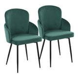 Dahlia - Contemporary Elegant Design Dining Chair (Set of 2)