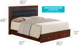Elegant Storage Bed For Cozy Spaces