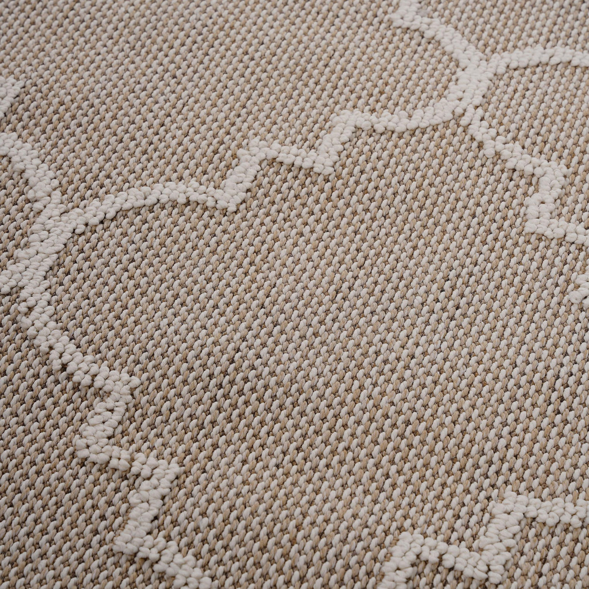 Guros - 5' X 7' Trellis Indoor / Outdoor Area Rug - Ivory