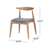 Candescent - Dining Chair With Curved Back And Wood Frame (Set of 2)