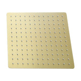 Modern 10" Square Rainfall Shower Head & Stainless Steel Wall Or Ceiling Mount Luxury Spa Shower Panel