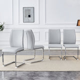 Luxury Simple Arch Chair, High Resilience With Metal Legs