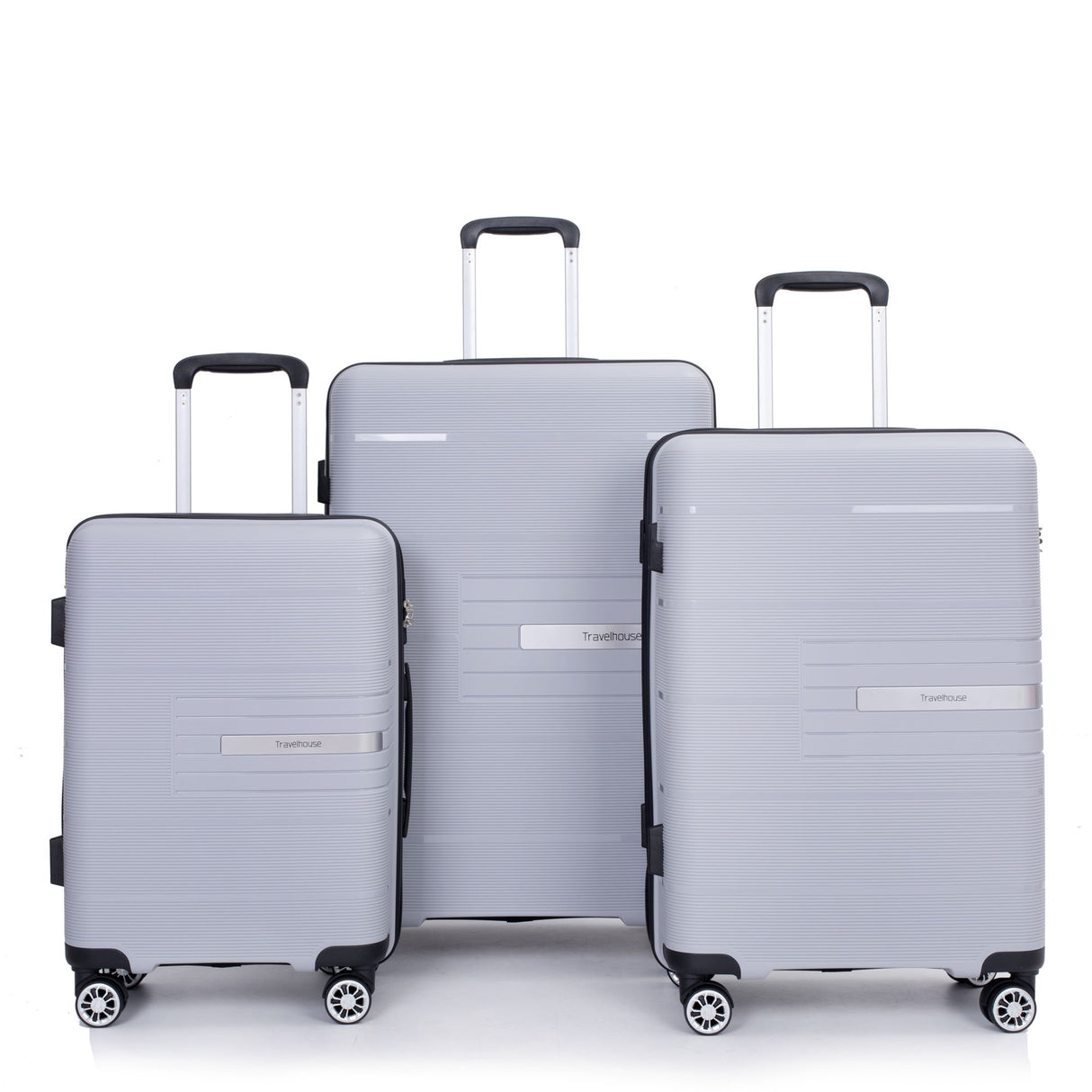Hardshell Suitcase Double Spinner Wheels Luggage Sets, Lightweight With Tsa Lock, 3 Piece Set