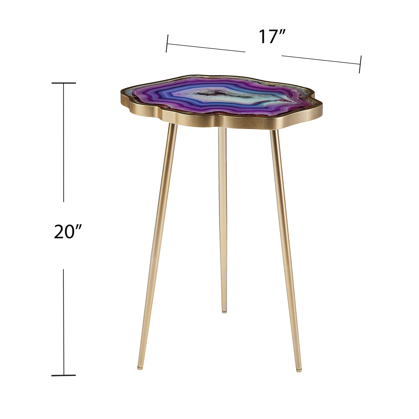 Norcova Accent Table - Purple